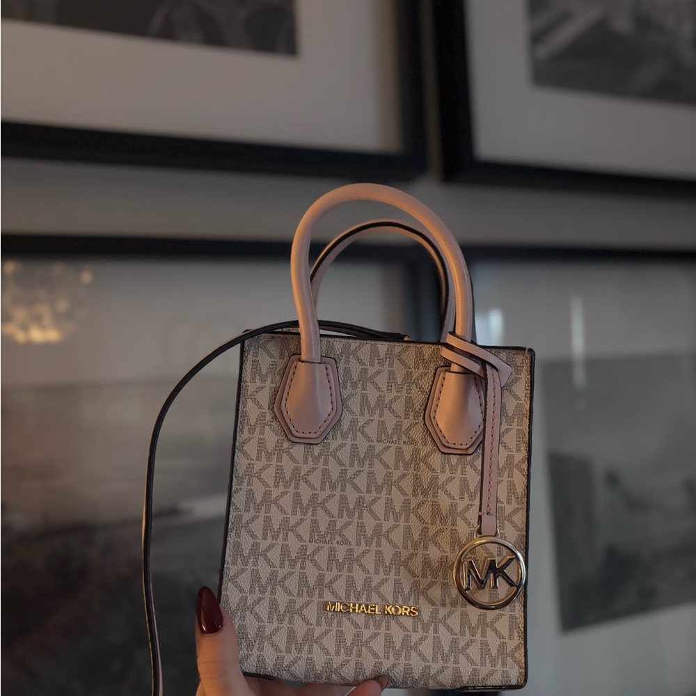 Michael Kors Pink and Gray Women's Bag